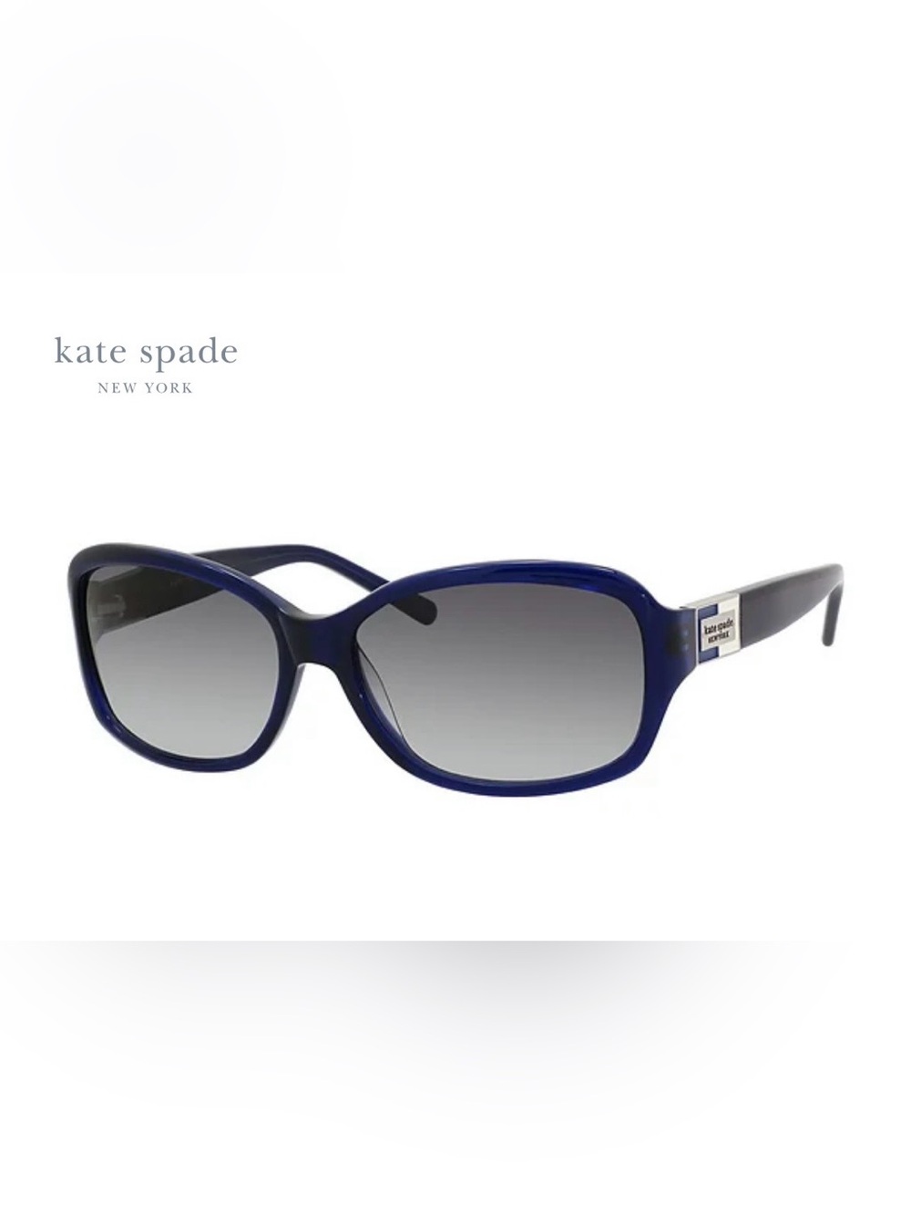 NIB KATE SPADE NEW YORK ANNIKA/S/US NAVY GRADIENT TINTED LENS GLD HDW SUNGLASSES - Picture 3 of 12